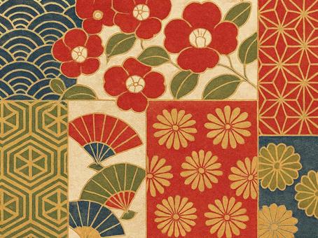 お正月背景【2】 正月,元旦,背景,壁紙,新春,謹賀新年,和紙,高級,テクスチャー,和風のイラスト素材