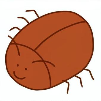 かわいいゴキブリ ゴキブリ,害虫,虫,かわいい,アイコン,手書き,生き物のイラスト素材