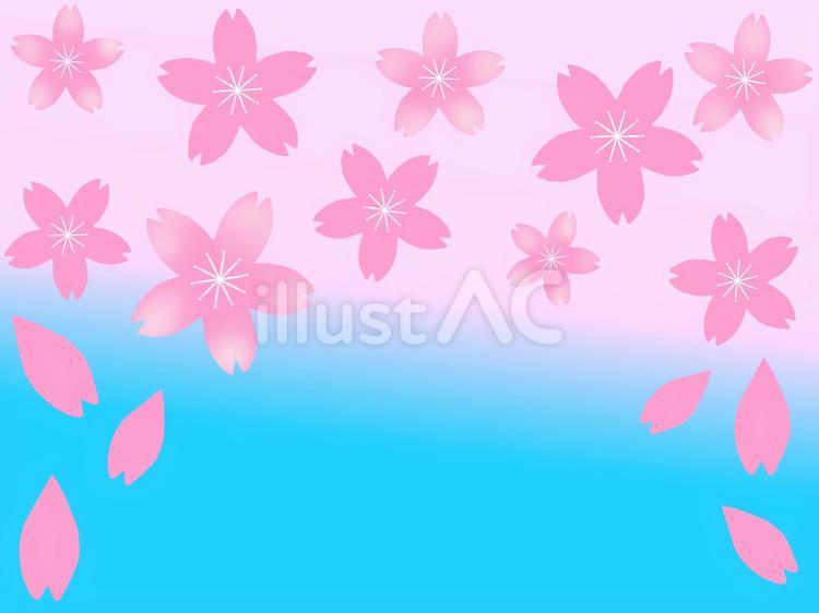 桜 さくら,春,手描きのイラスト素材