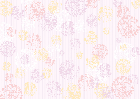 ピンクのやさしい和風背景 ピンクのやさしい和風背景 和風,和柄,日本,模様,筆,筆書き,手書き風,水彩,丸い,円のイラスト素材