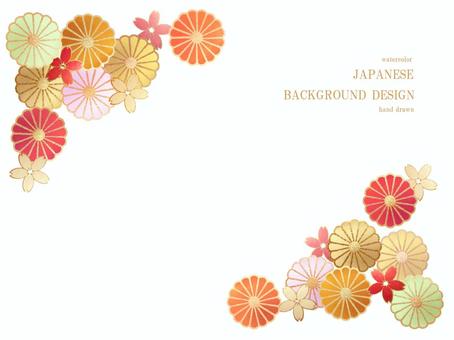 新年賀卡新年鮮花日本背景 95 新年賀卡新年鮮花日本背景 95