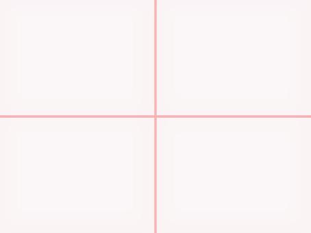 十字線で区切られた四分割の背景フレーム フレーム,背景,4分割,グリッド,十字,中心,横,ガイド,レイアウト,ピンクのイラスト素材