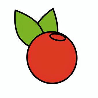 Illustration, cranberry, woh, pangan, 