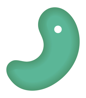 八尺瓊勾玉 八尺瓊勾玉,勾玉,三種の神器,宝物,緑,物のイラスト素材