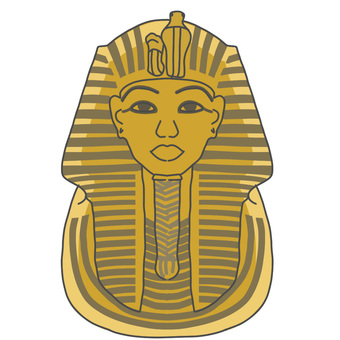 ツタンカーメン ツタンカーメン,エジプト,王家の谷,古代エジプト,マスク,ウラエウス,黄金のイラスト素材