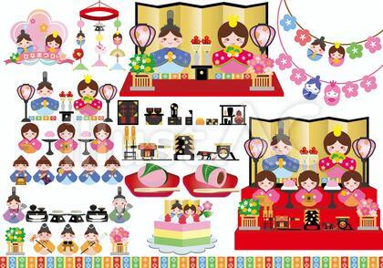 雛祭り素材一覧