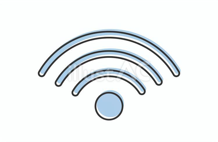 Wi-Fiアイコン wiーfi,アイコン,インターネットのイラスト素材