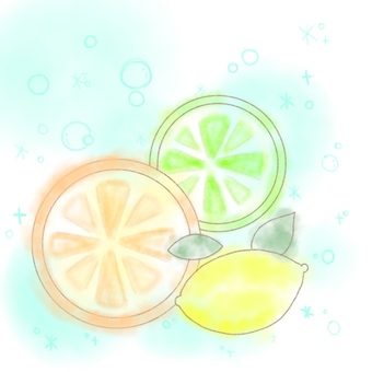 Orange and lime and lemon, , JPG and PNG