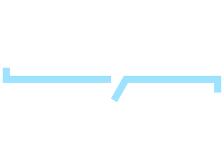 水色の吹き出し風ライン 吹き出し,ライン,飾り罫,見出し,仕切り,タイトル,装飾,幾何学模様,水色,青のイラスト素材