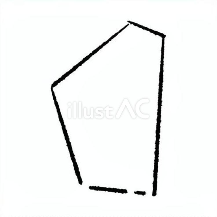 手描きのカクカクの吹き出し80 吹き出し,フレーム,見出しのイラスト素材