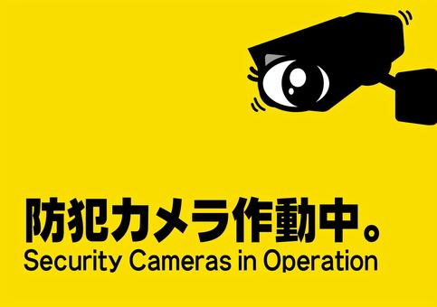 Illustration, surveillance camera, crime prevention, monitoring, 