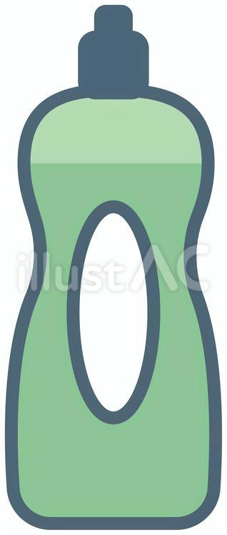 食器洗剤 食器用洗剤,洗剤,中性洗剤のイラスト素材