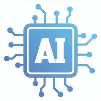 AIチップのアイコン ai,人工知能,チップ,回路,cpu,テクノロジー,it,デジタル,コンピュータ,プロセッサのイラスト素材