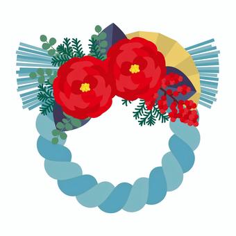 和の素材単品11 和の素材単品11 しめ縄,飾り,お正月,年賀状,モチーフ,バナー,和,和風,挿絵,冬のイラスト素材