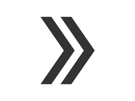 シンプルな右矢印のアイコン（モノクロ） アイコン,カラー,モノクロ,図形,シンプル,オシャレ,デザイン,イラスト,ベクター,矢印のイラスト素材