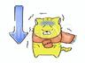 気温低下で震える猫