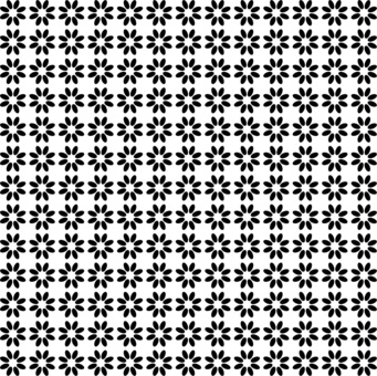 Rectangle lined pattern geometric flower, , JPG, PNG and AI