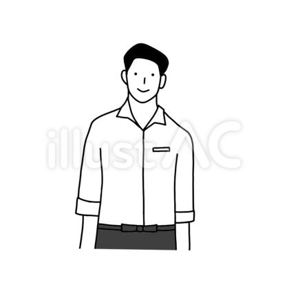 男性 笑顔 かっこいい クール イケメン