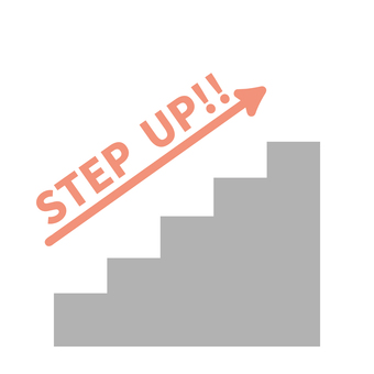 Illustration, step up, stage, climb, 