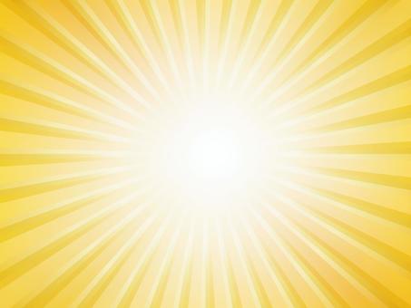 派手にスパークする黄色の集中線背景 背景,集中線,黄色,太陽,ゴールド,放射線,光,日の出,爆発,オレンジのイラスト素材