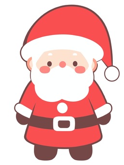 christmas simple santa, , JPG, PNG and EPS