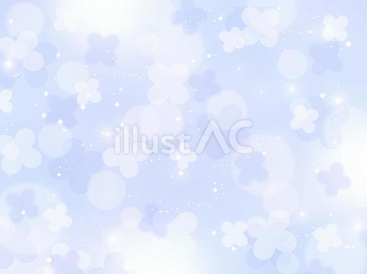 青のあじさいの背景 紫陽花,花,青のイラスト素材