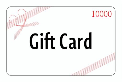 Gift card illustration 10,000 yen version, JPG, PNG and AI Gift card illustration 10,000 yen version, gift card, card, 10000 yen, JPG, PNG and AI