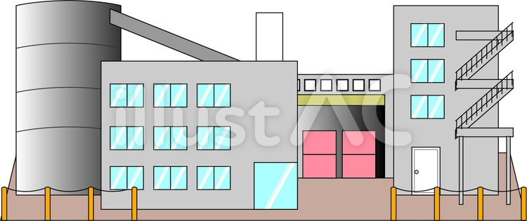 工場　バイト 工場,バイト,仕事のイラスト素材