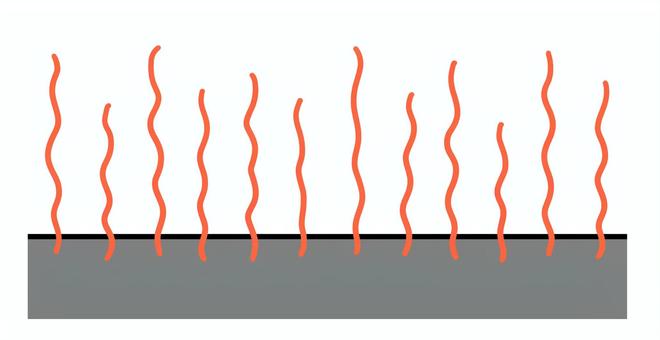 熱を放出しているアスファルト アスファルト,熱,放出,出す,暑い,照り返し,熱気,夏,猛暑,路面のイラスト素材