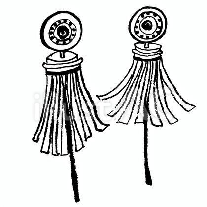 火消 火の用心 毛筆イラスト