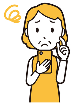  エプロンおばちゃん(黄)-003-バスト