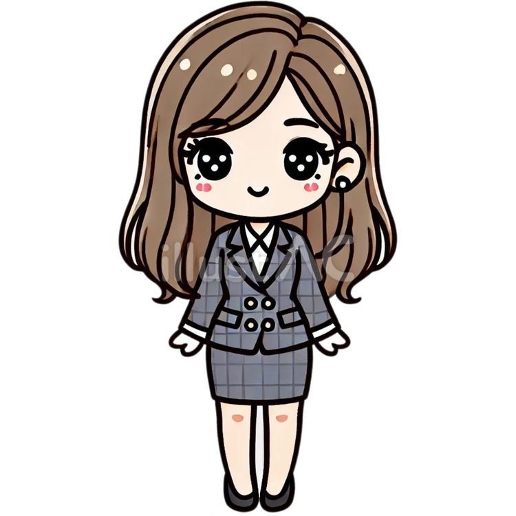 できる女社長 女の子,社長,キャリアのイラスト素材