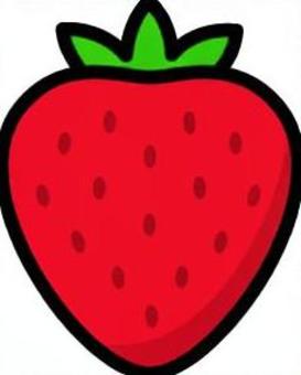 赤のいちごです。