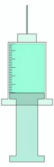 注射器_syringe 医療,器具,注射,注入,吸引,針のイラスト素材