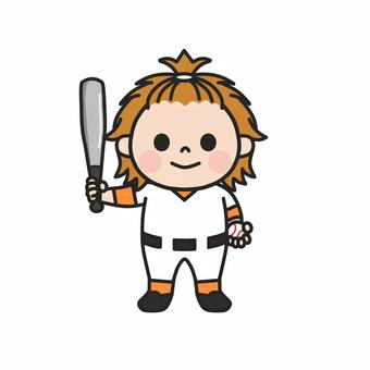 野球のバットとボールを持ったこども3 野球,バット,ボール,ユニフォーム,試合,練習,スポーツ,チーム,打者,バッティングのイラスト素材