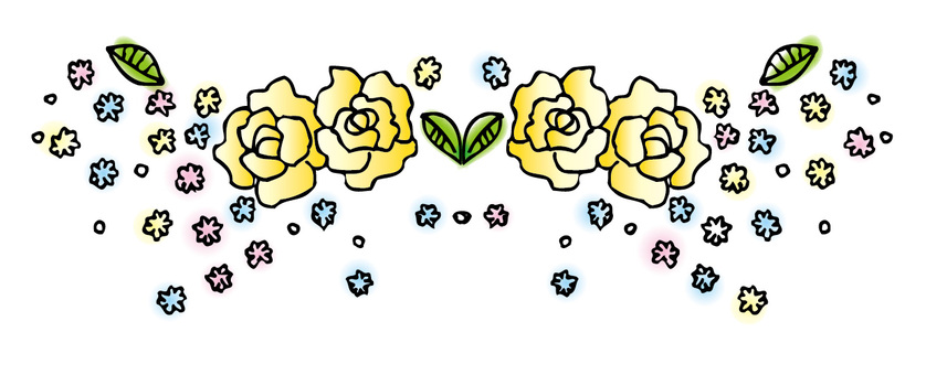 Floral decoration, flower, rose, flowers, JPG and PNG