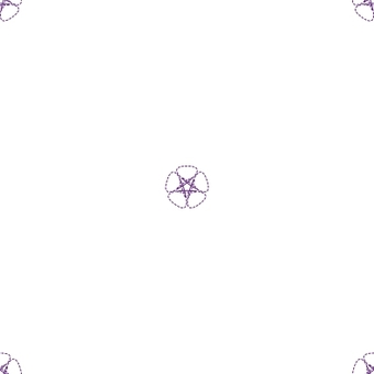 紫の点線で描かれた花のシームレスパターン 花柄,刺繍,かわいい,春,背景,テクスチャ,パターン,模様,シームレス,繰り返しのイラスト素材