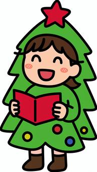 赤のツリーコスの子供です。