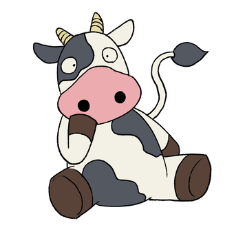 丑 牛,ウシ,丑,丑年,動物,アニマル,生き物,十二支,干支,年賀状のイラスト素材