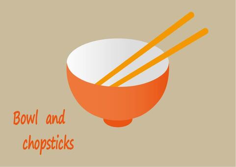 Bowl and chopsticks, JPG, PNG and AI Bowl and chopsticks, cup, chopsticks, dishes, JPG, PNG and AI