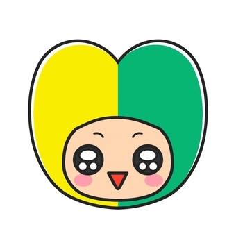 初心者マークアイコン4 人物,アイコン,かわいい,sns,プロフィール,顔,キャラクター,正面,表情,被り物のイラスト素材