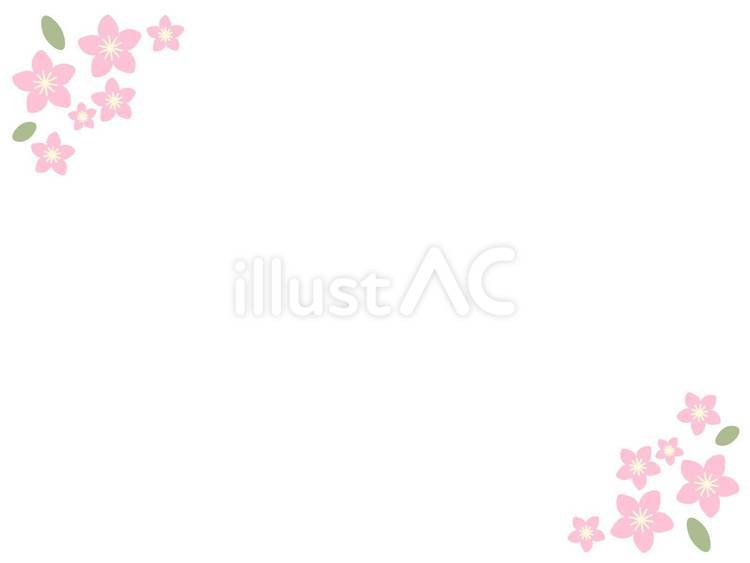 桃の花の背景素材10 桃の花,花,柄のイラスト素材