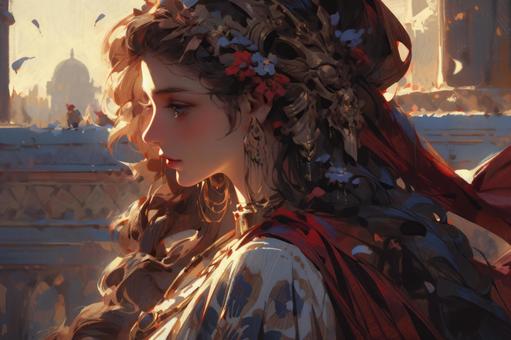 Illustration, noble, western, it's beautiful, 