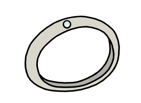 結婚指輪 結婚指輪,夫婦,証,左手,薬指,イラストのイラスト素材
