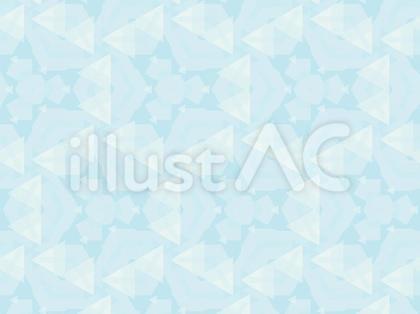 水色の幾何学模様が織りなす抽象画1147