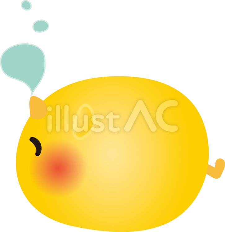 ひよこお昼寝 ひよこ,寝る,お昼寝のイラスト素材