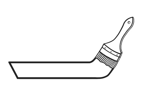 色塗りのペンキのフレーム(枠) フレーム,枠,色塗り,ペンキ,アート,絵具,絵描き,手描き,画家,塗装のイラスト素材