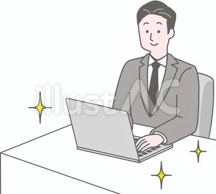 物が少ないデスク PC すっきりデザイン