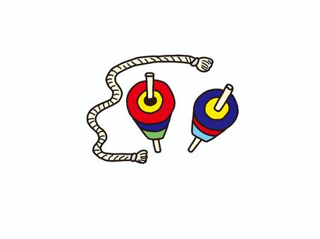 Illustration, coma, new year, play, 