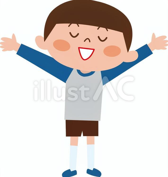 男の子１－２ 人物,男の子,子どものイラスト素材
